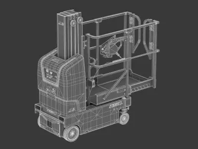JLG E18MCL Driveable Vertical Mast Lift 3D model
