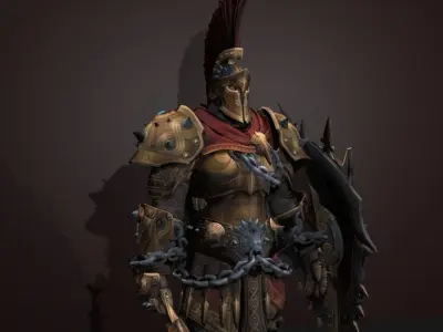 ares knight 3D model