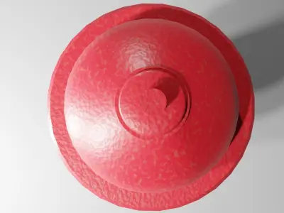 Low-Poly Fire Hydrant Low-poly 3D model