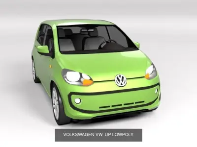 VOLKSWAGEN COLLECTION LOWPOLY transporter 3D Model Pack