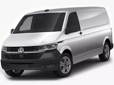VW Transporter T61 panel van L2 3D model