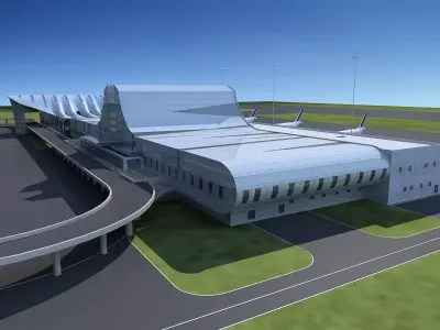 Airport 3D model purchase