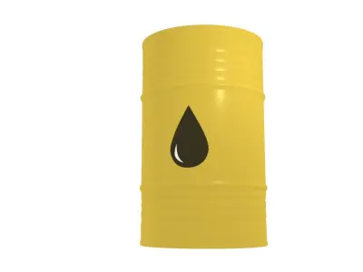 Yellow Barrel 3D model