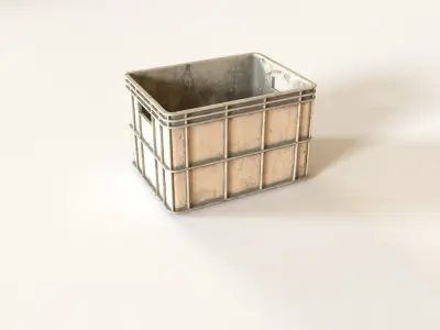 Plastic Crates 3D model