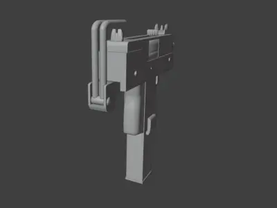 UZI  3d model 3D model