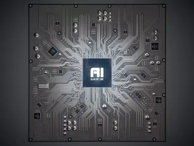 AI Quantum Core PBR 3D model