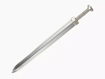 King Gujian sword 3D model