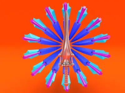 MOTU HE-MAN and SHE-RA Sword 3D model