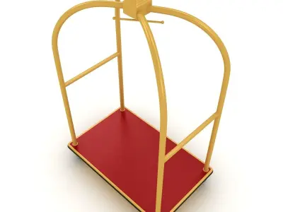 Hotel Cart 3D model purchase