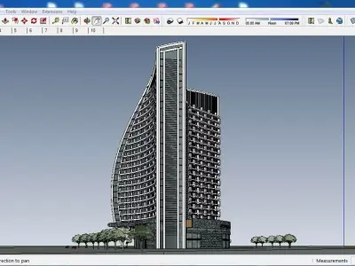 Sketchup Hotel G2 3D model