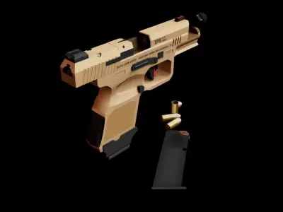 Canik TP9 Low-poly 3D model