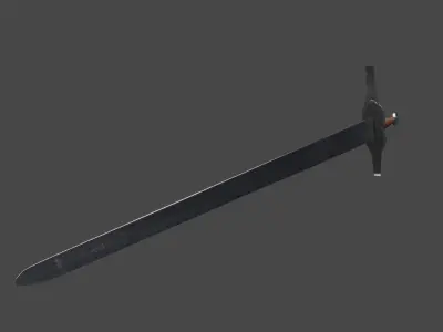 Sword Free low-poly 3D model 14