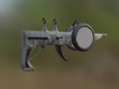 Alien weapon 3D model