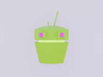 Robot Game Low Poly Low-poly 3D model