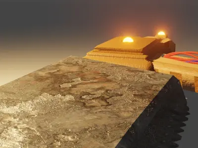 Zabuza sword Low-poly 3D model