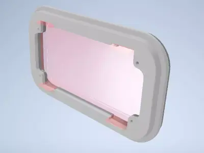 Rear fog light v1 3D print model