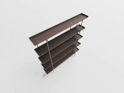 Iron cabinet Free low-poly 3D model