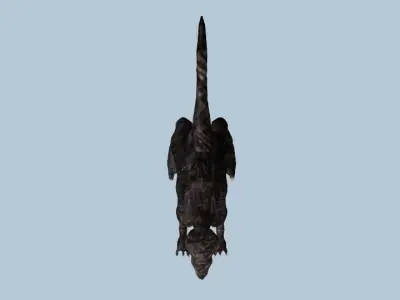 Jojosauras vulture Low-poly 3D model