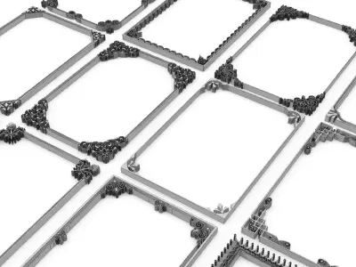 Decorative Frames 01 -  3D model