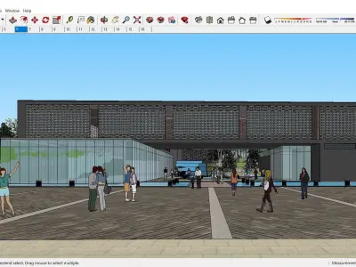 Sketchup Museum 126 3D model