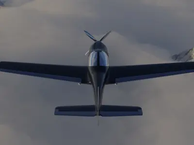 Modern Plane 3D model