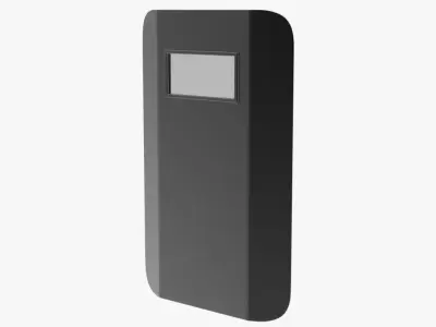 Riot Shield 3D model buy