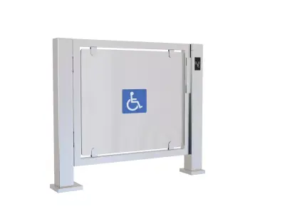 Pedestrian Security Gate DSSP6003B 3D model