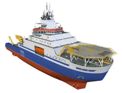Icebreaker 3D model
