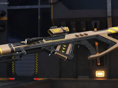  Futuristic Rifles Collection 2 