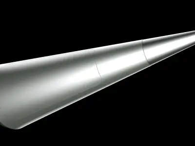 Thermonuclear Warhead Low-poly 3D model