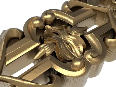  decorative pattern ready for 3D printing 3D model
