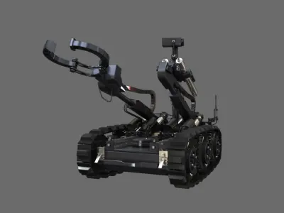 Tank Robot 3D model