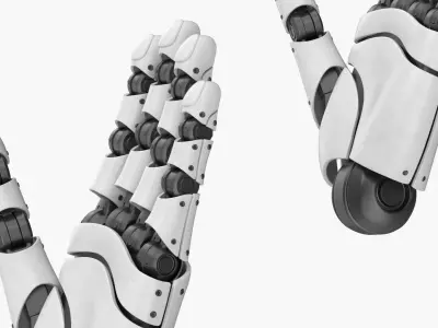 Mechanical Prosthetic Hand Component 3D model