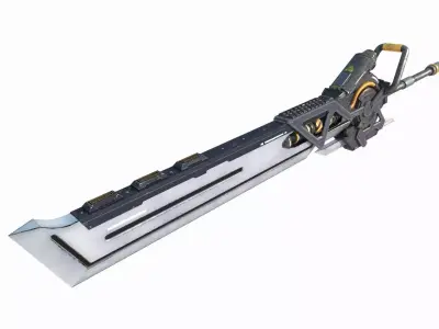 Sci-Fi Cold Weapon Jet Blade 3D model