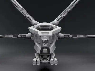 Ornithocopter Scale model 3D print model