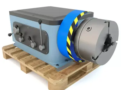 Turning machine tool - Headstock patron spare part 3D model