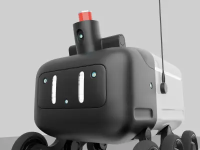 Delivery Robot 3D model