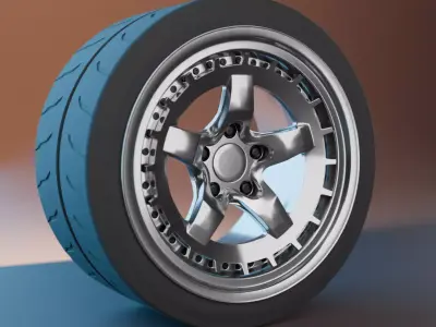 CAR WHEEL ROTIFORM WGR-M 3D model