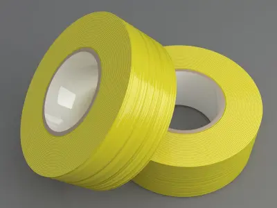 Duct Tape Yellow 3D model