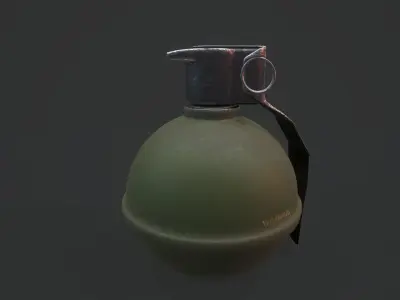 M67 - Grenade - Models and Textures Low-poly Low-poly 3D model