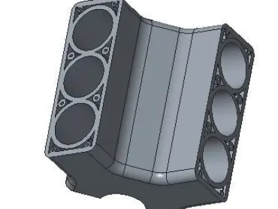 Engine Block 3D model purchase