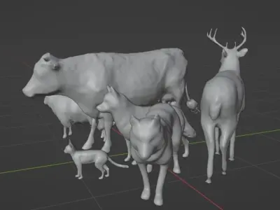 Animal Pack 3D model