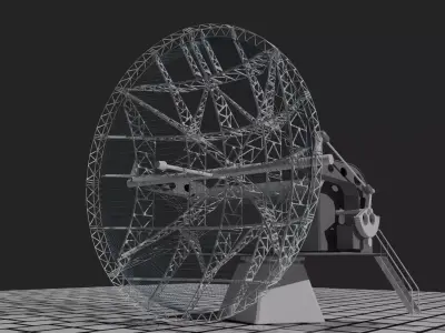 Radar Station of WW II Wuerzburg Riese 3D model