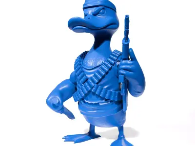 Rambo Duck 3D print model