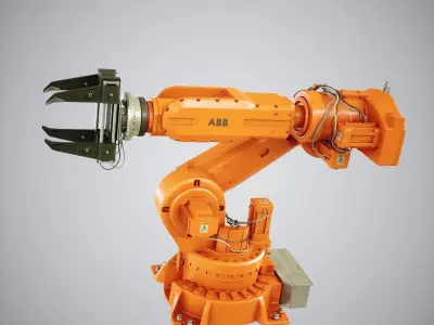 Industrial Robot 6620 Low-poly 3D model