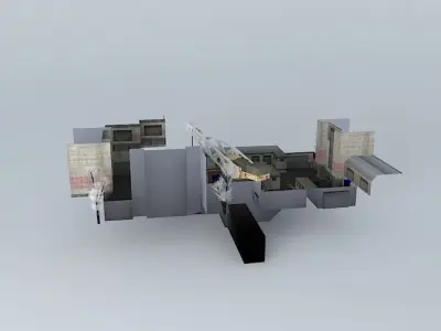 Lading machine shop Free 3D model