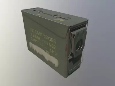 Ammo crate - PBR Lowpoly Free low-poly 3D model