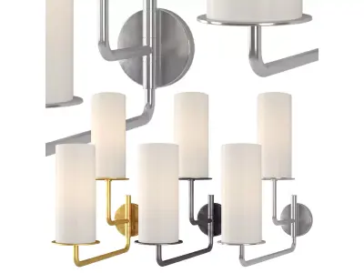 Larabee Double Swing Arm Sconce 3D model