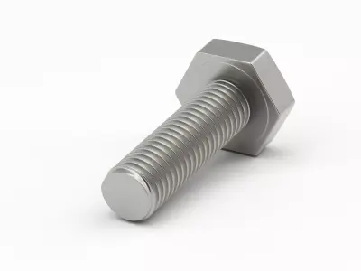Hexagon Head Screw 3D model