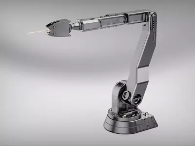 Robotic arm industrial bionic 3D model